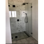 Hifo Frameless Wall To Wall Shower Screen 2401-2460 *2000 Hifo Frameless Wall To Wall Shower Screen 2401-2460 *2000